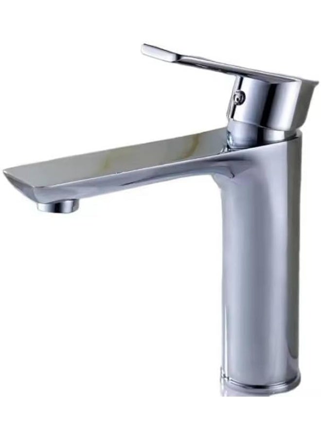 YD Modern Single Handle Bathroom Sink Faucet – Solid Brass Basin Mixer Tap with Smooth Water Flow, Durable Cartridge, Easy Installation, Contemporary Design for Wash Basin Vanity - Image 1